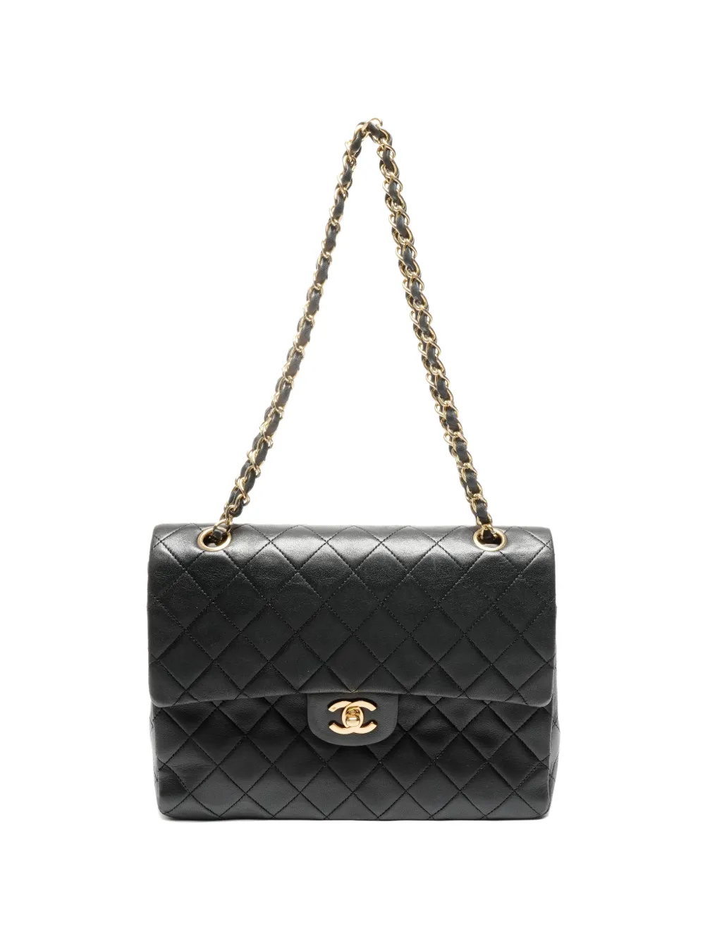 CHANEL Pre-Owned 1989-1991 chain flap shoulder bag - Nero