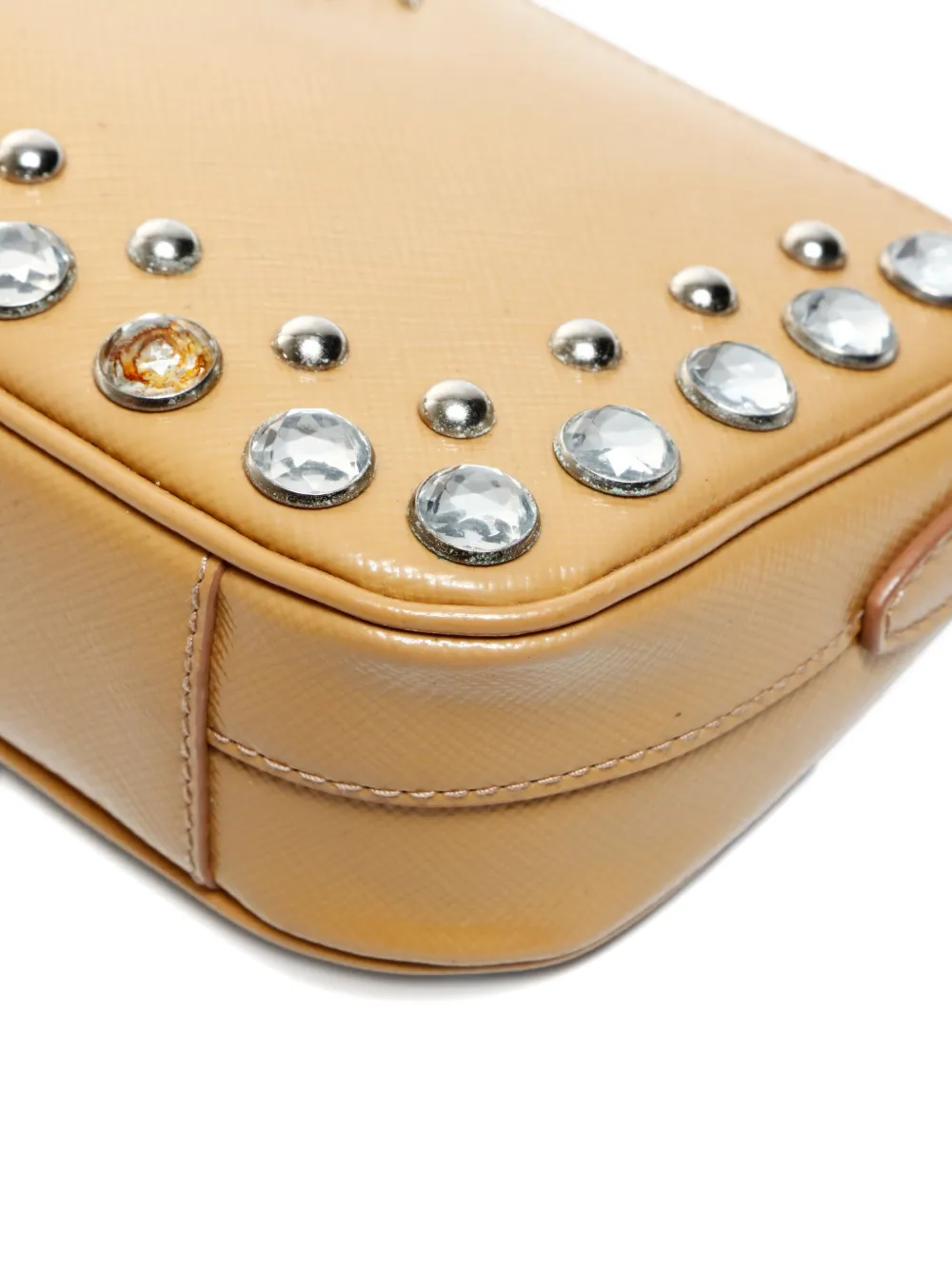 2000-2020 Studded Leather Shoulder Bag