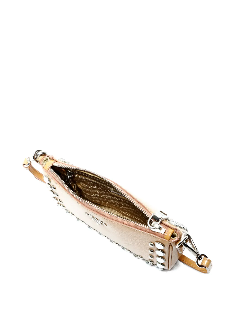 2000-2020 Studded Leather Shoulder Bag