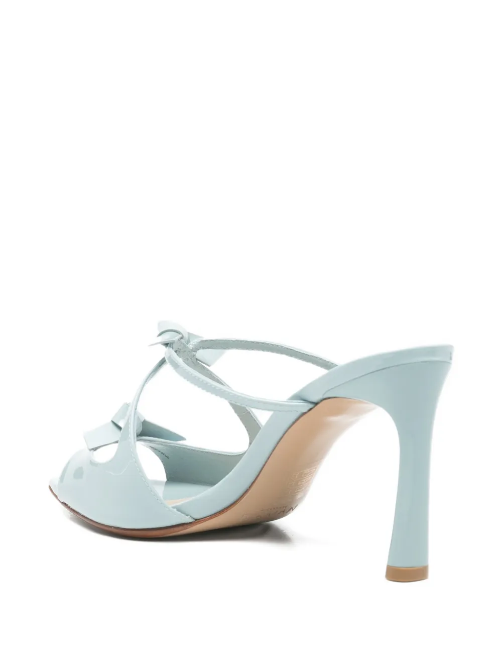 Alexandre Birman Lolita leren sandalen Blauw