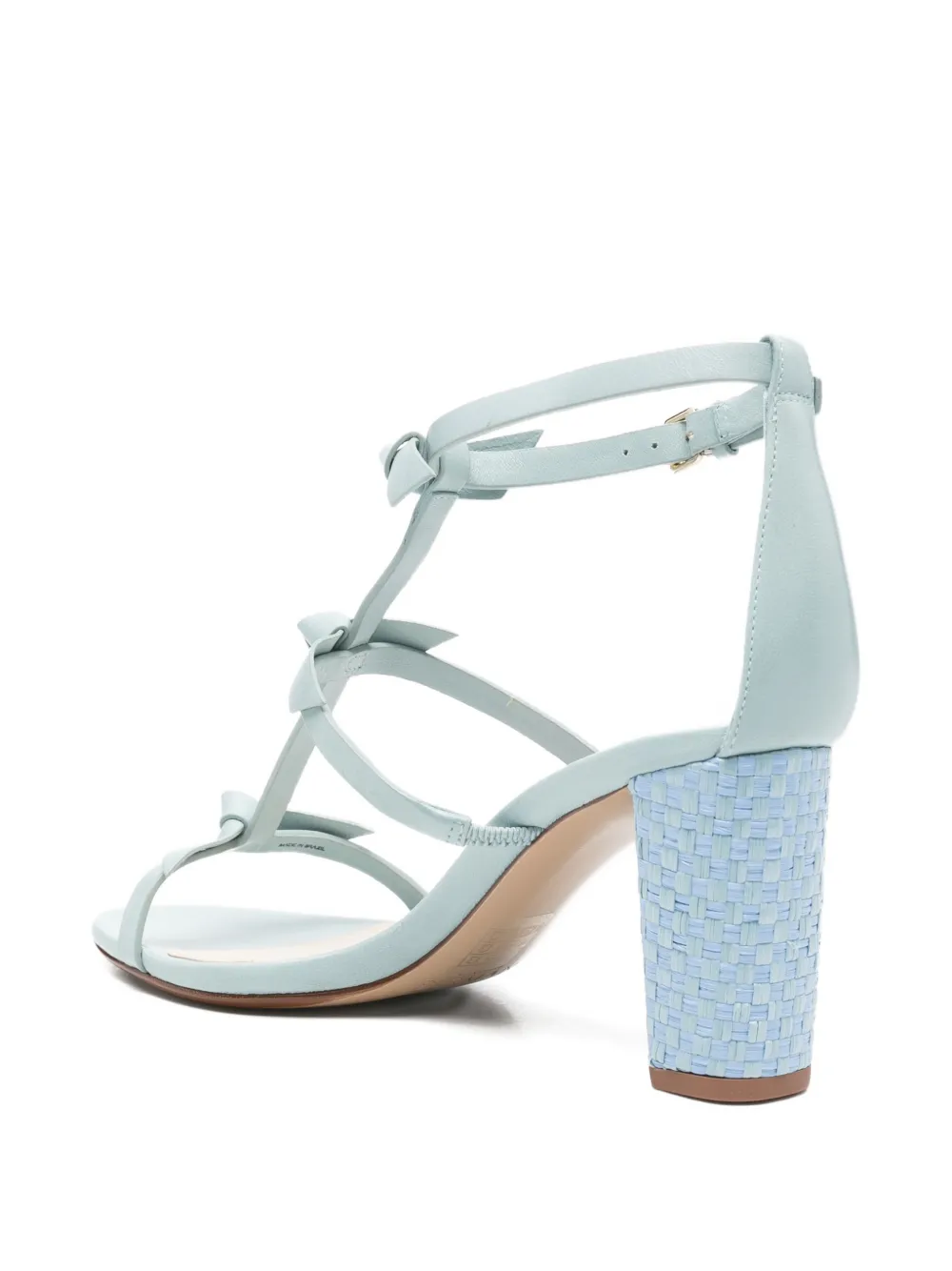 Alexandre Birman Lolita leren sandalen Blauw