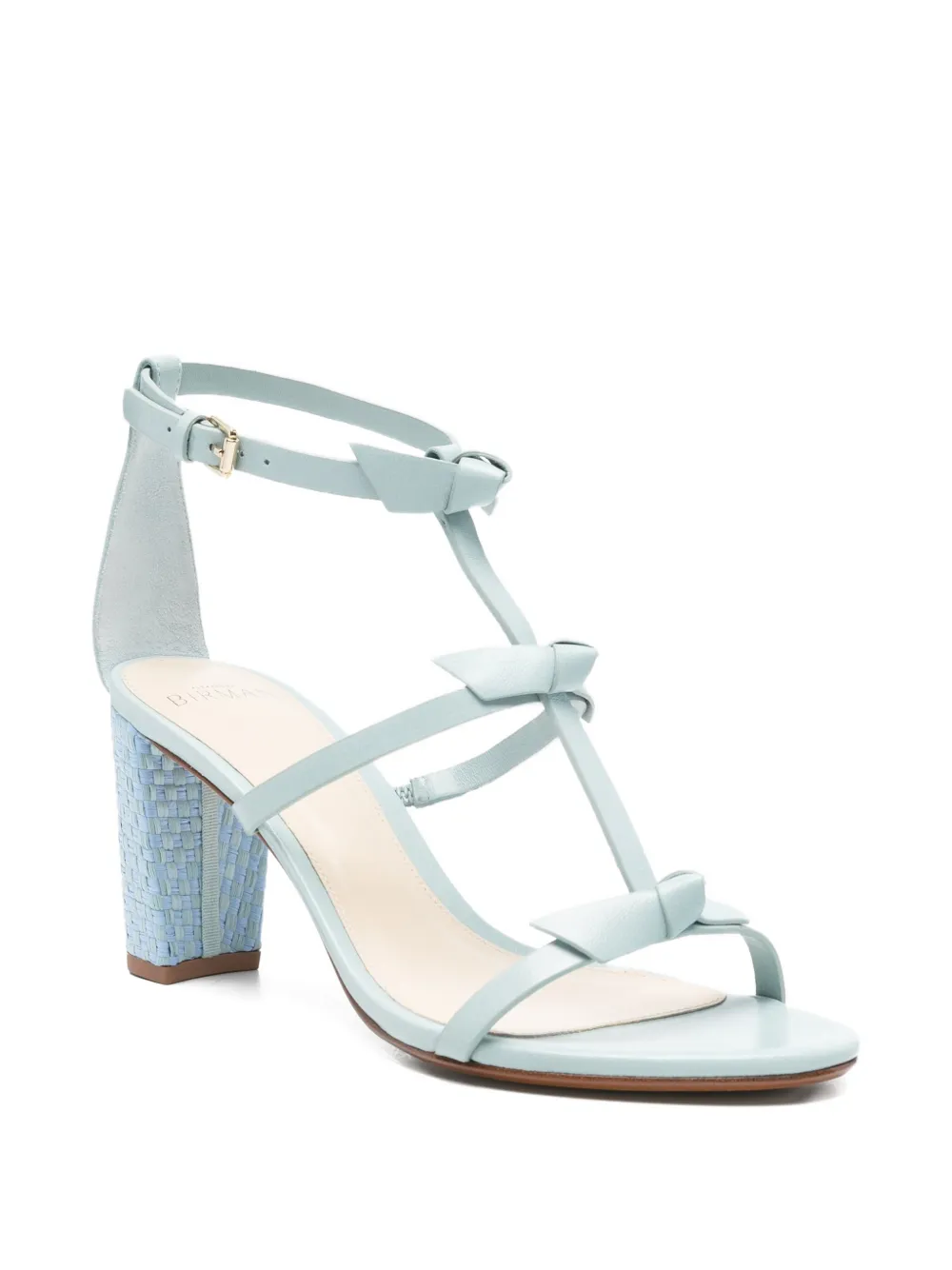 Alexandre Birman Lolita leren sandalen Blauw