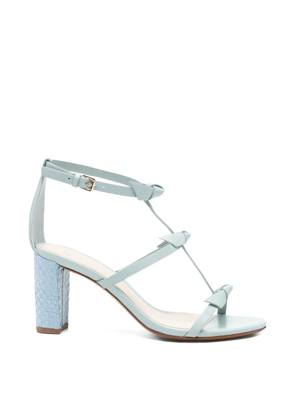 Alexandre Birman Lolita leren sandalen Blauw