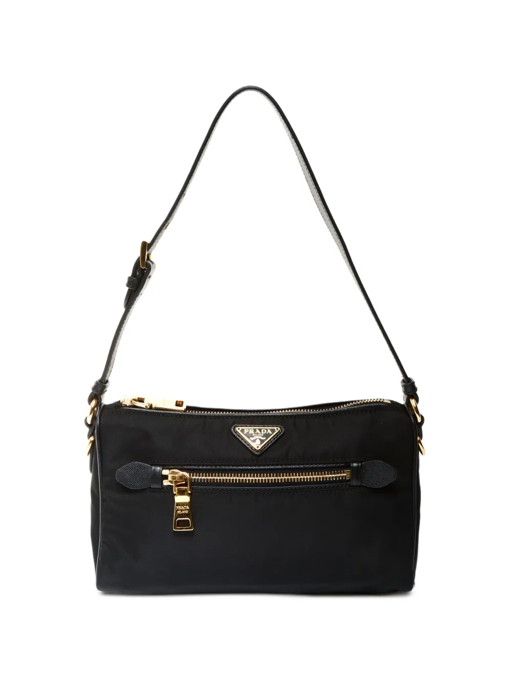 Prada Pre-Owned 2015-2025 nylon shoulder bag - Nero