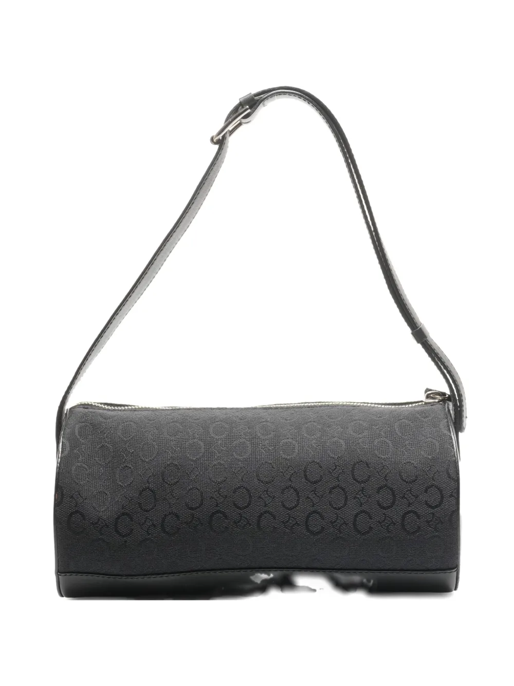 Celine Pre-Owned 1990-2000 C Macadam canvas shoulder bag - Nero