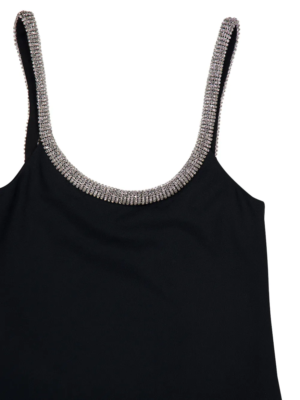 TOM FORD Asymmetrische jurk met kristallen Zwart