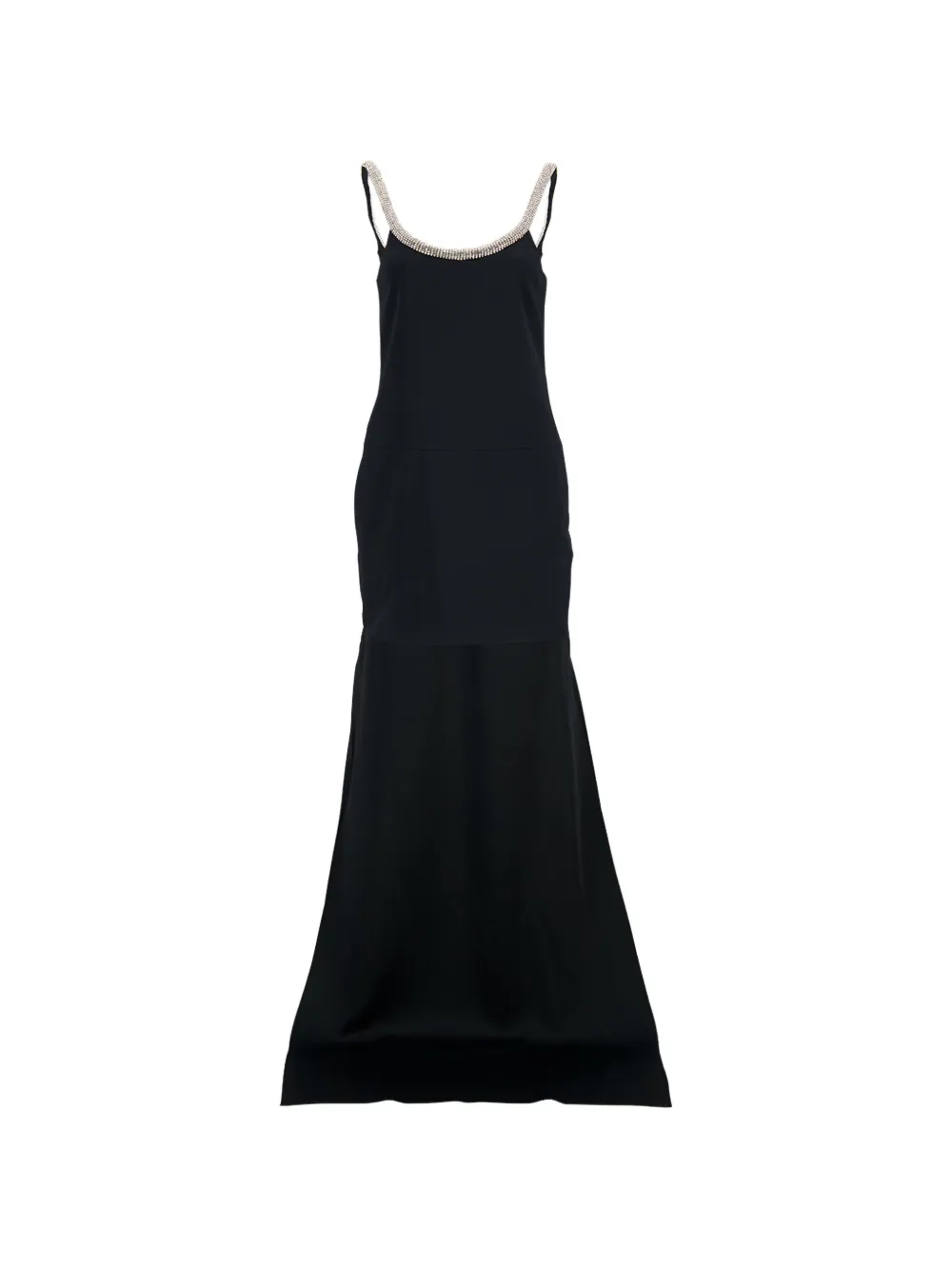TOM FORD crystal asymmetrical-trawl dress - Nero