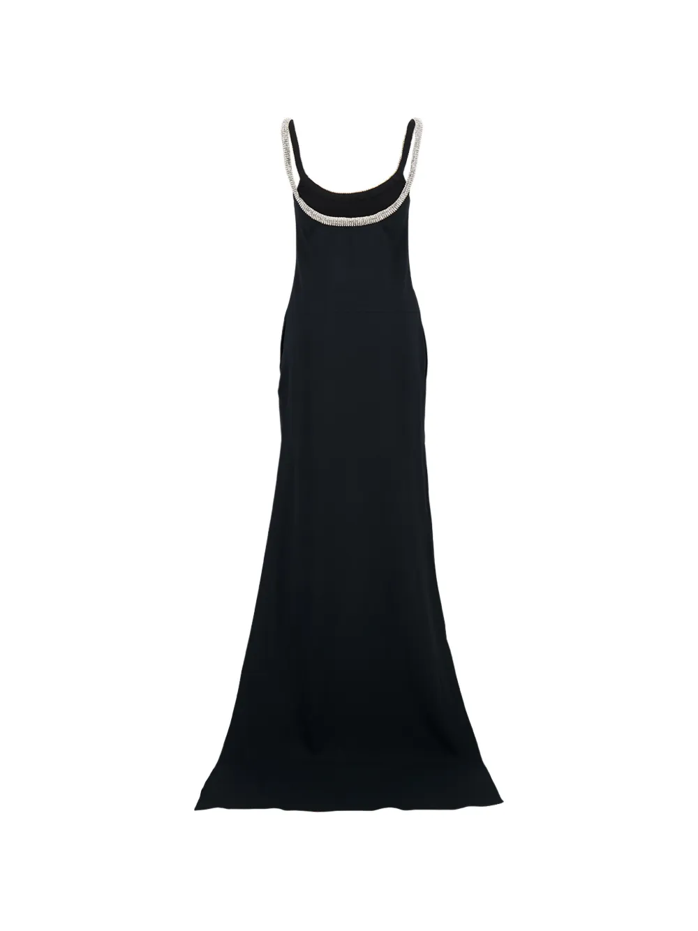 TOM FORD Asymmetrische jurk met kristallen Zwart