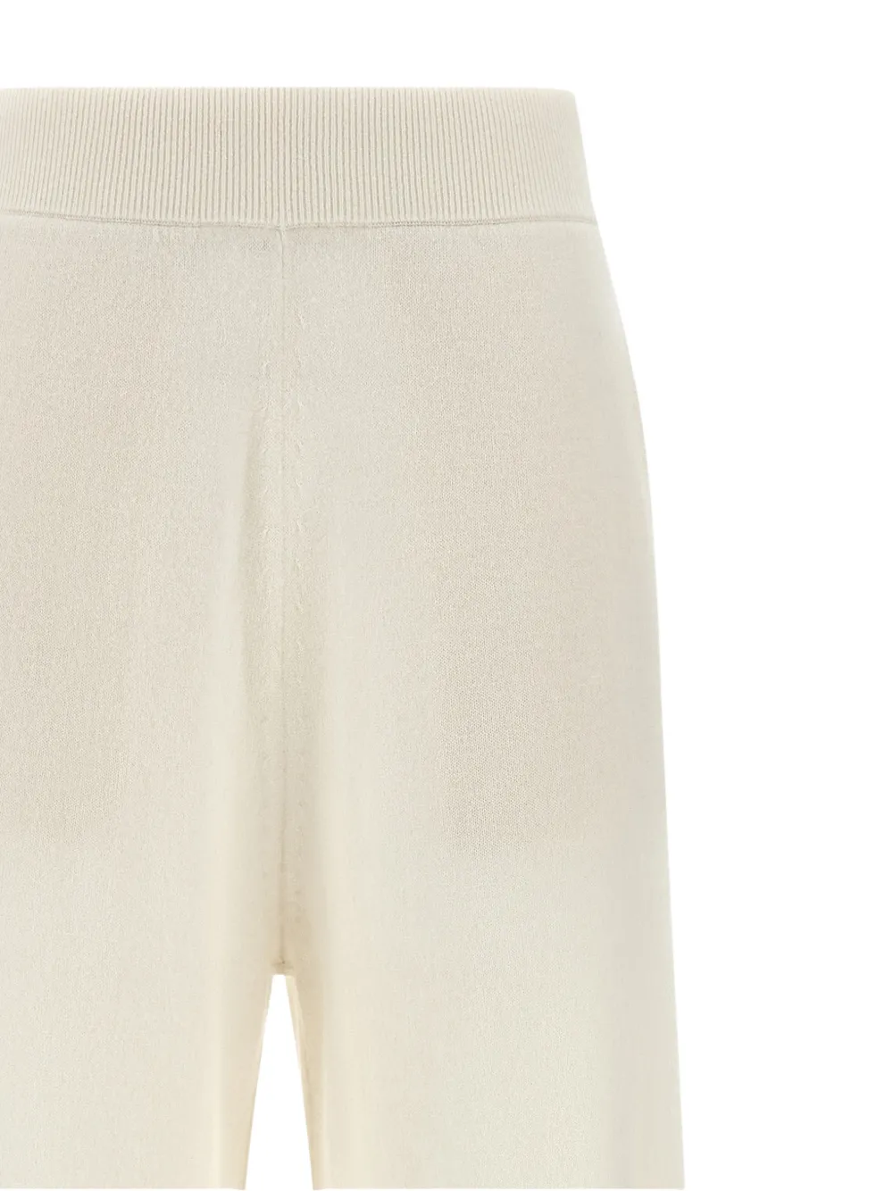 Max Mara Kasjmier geribbelde broek Beige