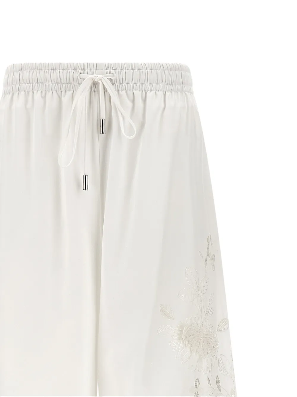 Lace-Insert Trousers