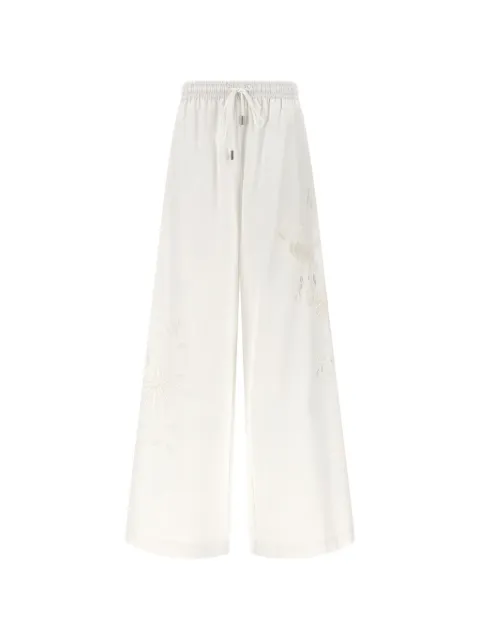 Ermanno Scervino lace-insert trousers