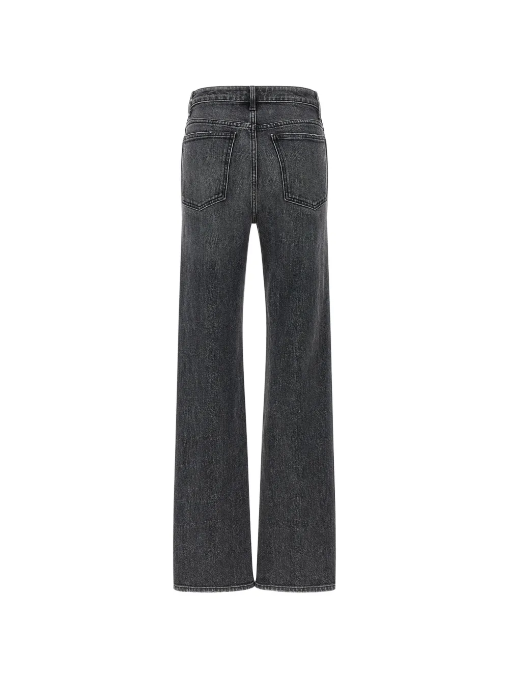 KHAITE Stonewashed straight jeans - Grijs