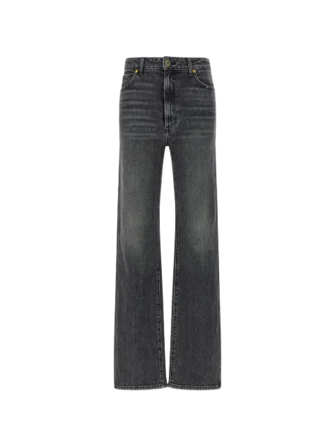 KHAITE Stonewashed straight jeans