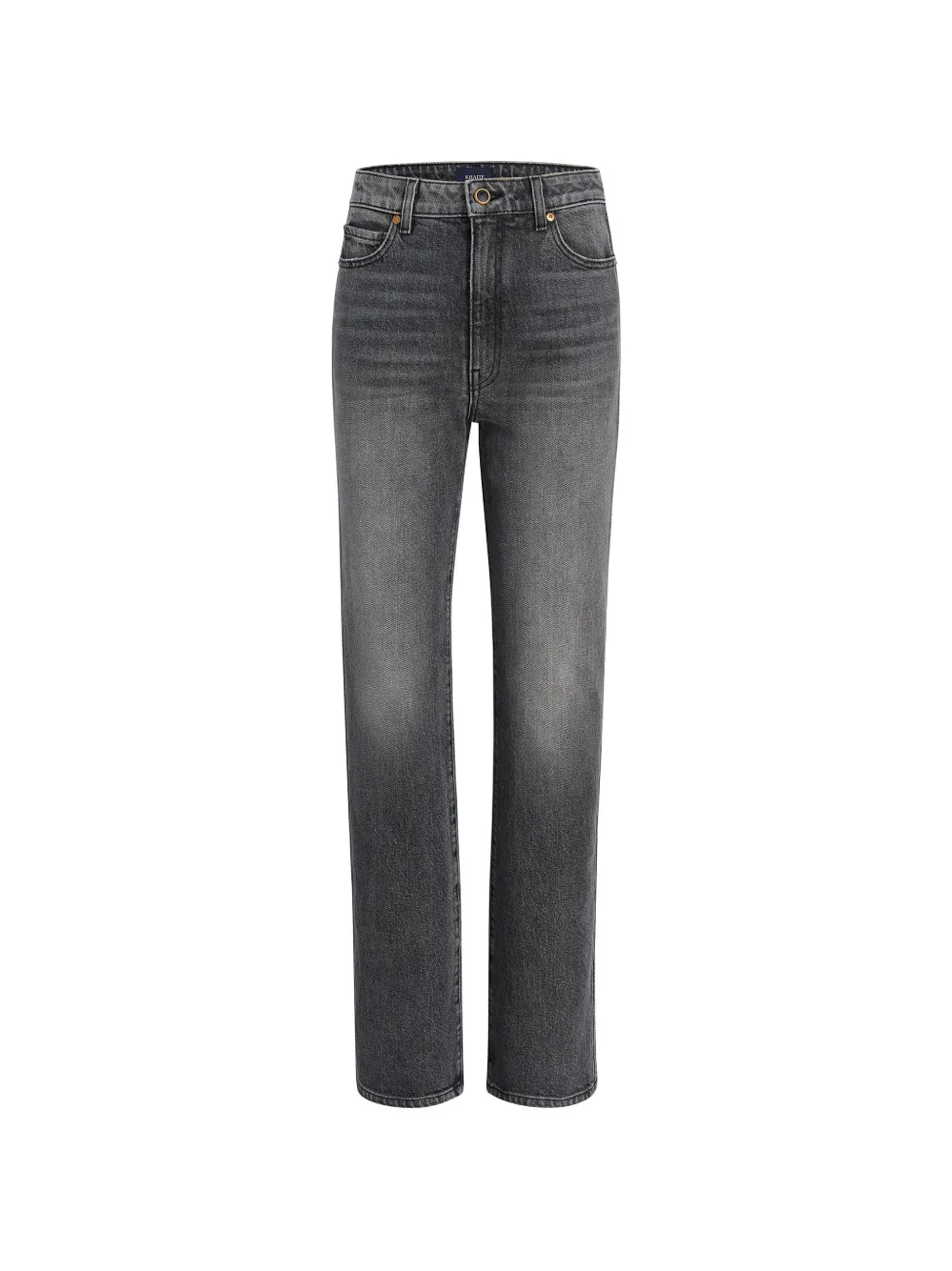 KHAITE Stonewashed straight jeans