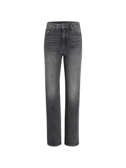 KHAITE Stonewashed straight jeans