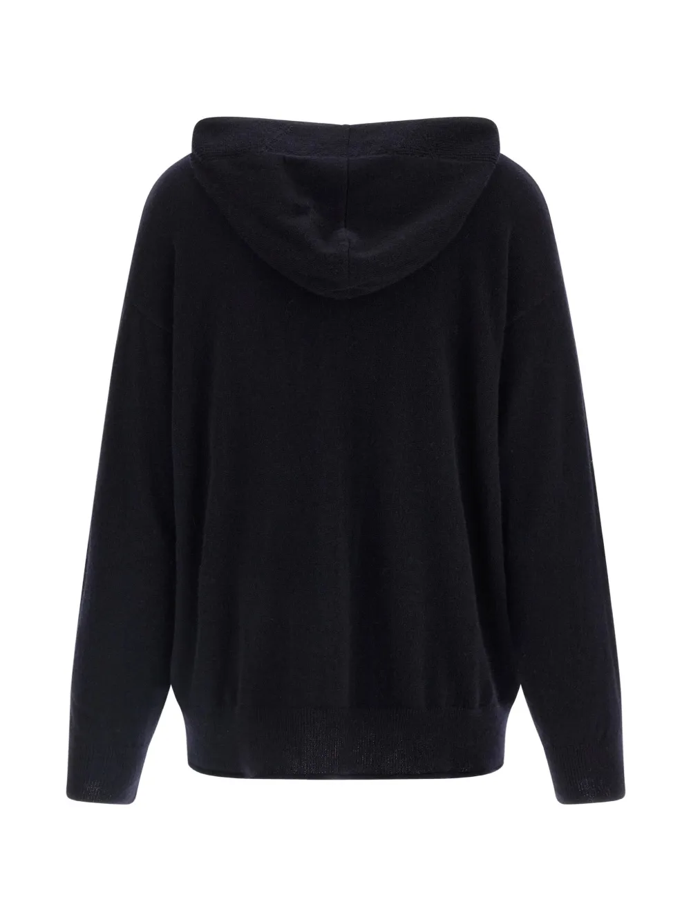 Max Mara zip cashmere hoodie - Blauw