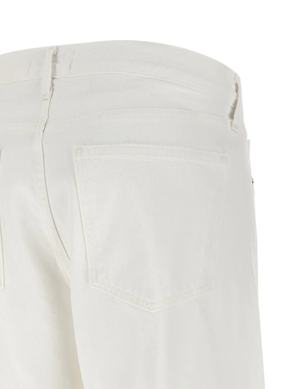 AGOLDE Jeans met riemlussen Wit