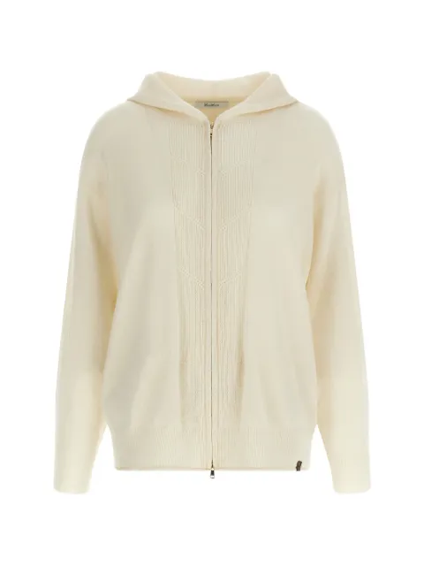 Max Mara knitted zip hoodie