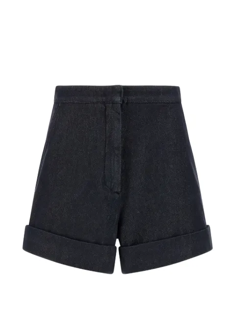 Max Mara Mxmcalca denim effect cuffed shorts