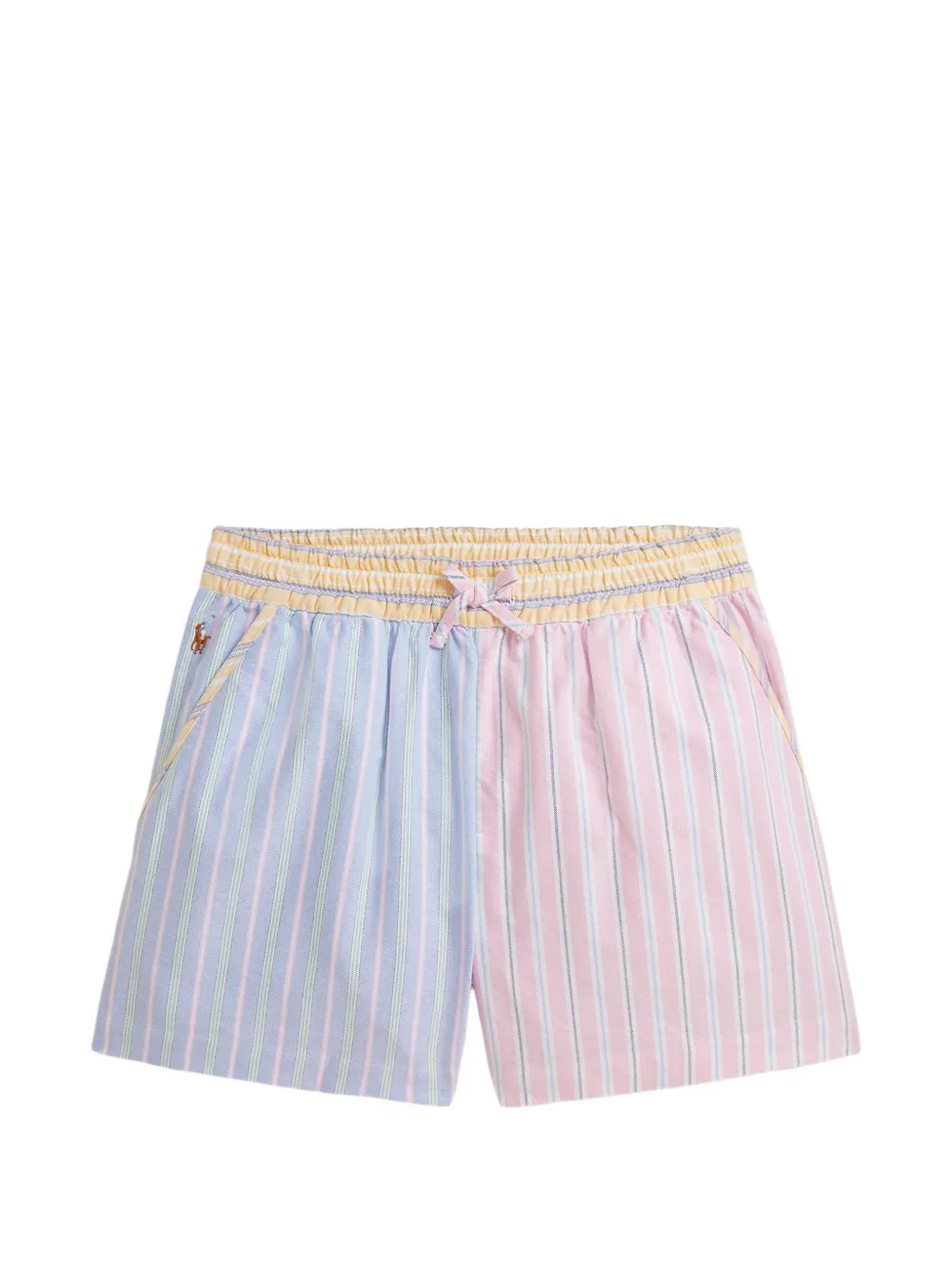 POLO RALPH LAUREN KIDS Shorts con logo ricamato - Rosa