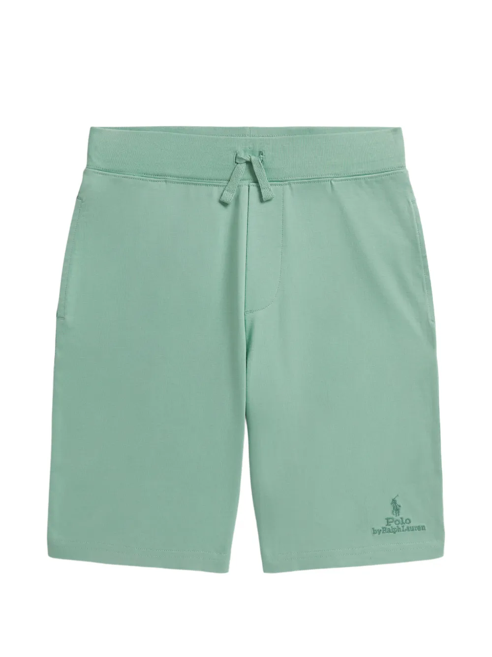 POLO RALPH LAUREN KIDS Shorts con coulisse e logo - Verde