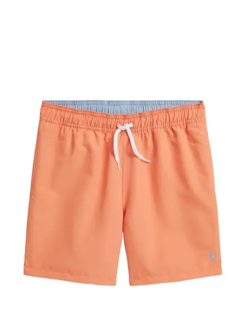 POLO RALPH LAUREN KIDS 로고 자수 스윔 쇼츠