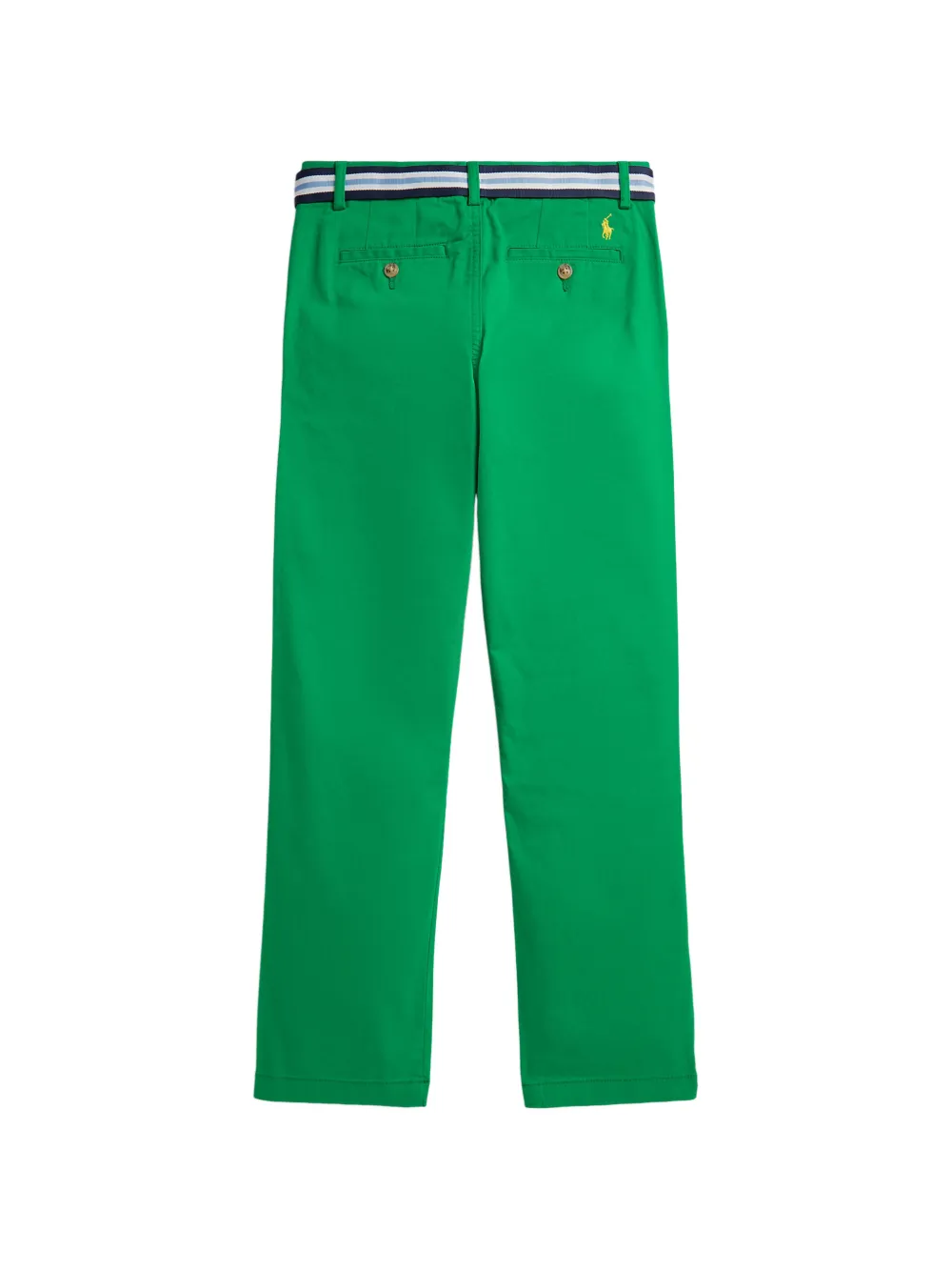 POLO RALPH LAUREN KIDS Twill slim-fit broek met zak Groen