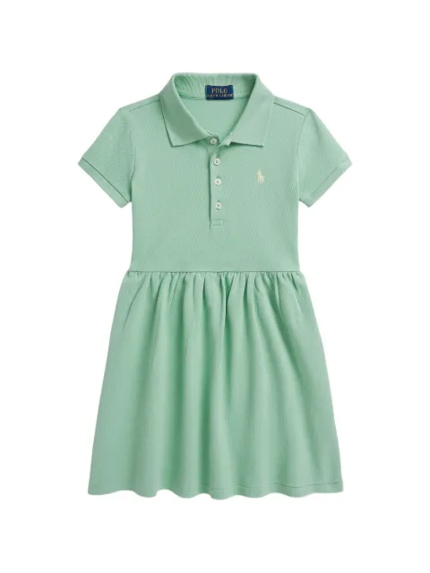 POLO RALPH LAUREN KIDS stretch mesh polo dress