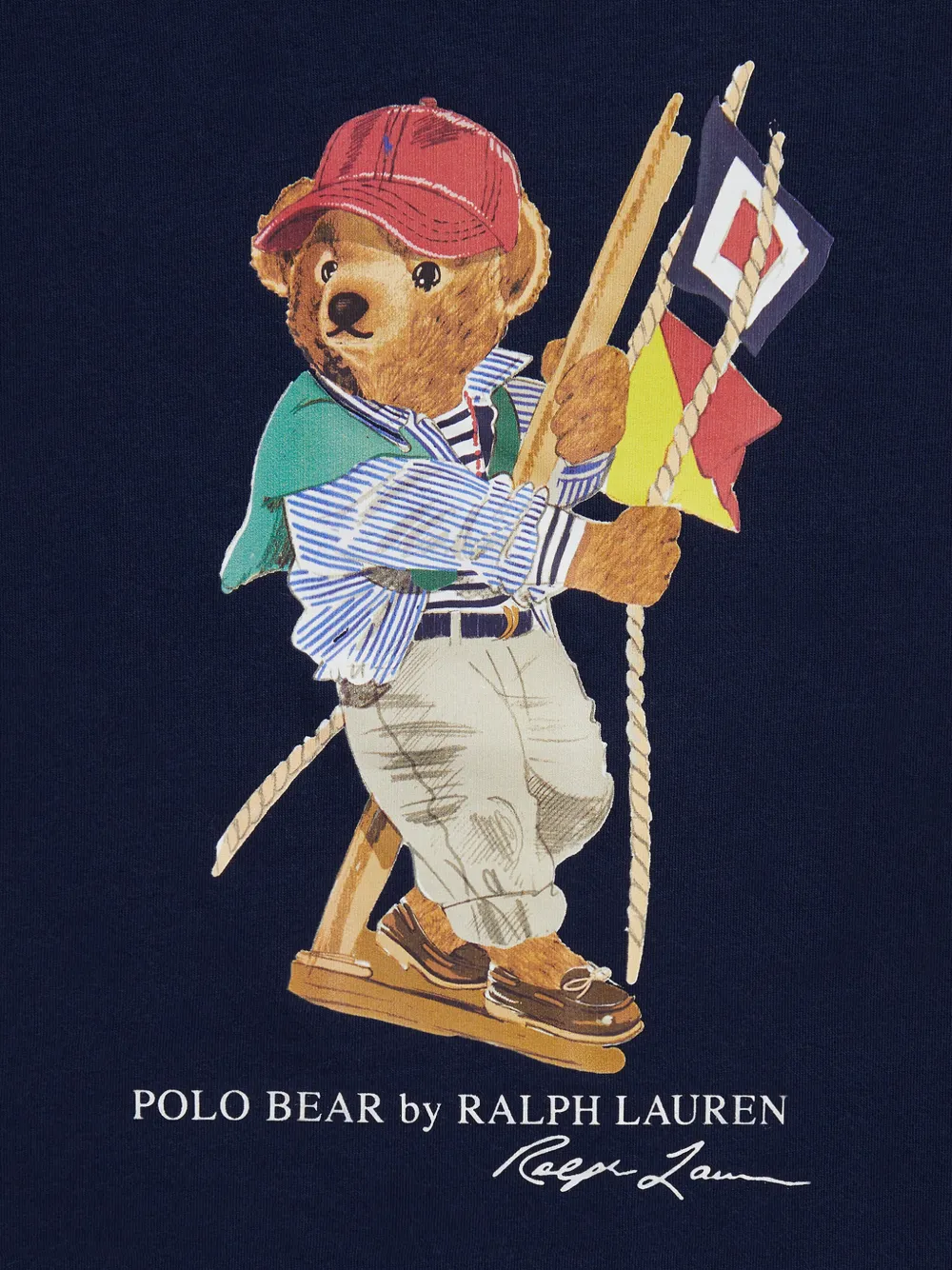 POLO RALPH LAUREN KIDS T-shirt met grafische print Blauw