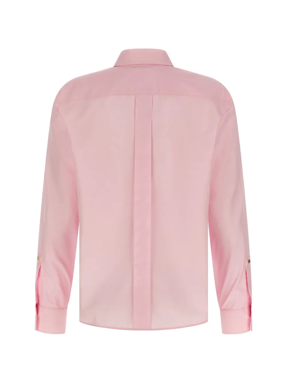Max Mara Maroso long-sleeve logo-appliqu&eacute; shirt - Roze