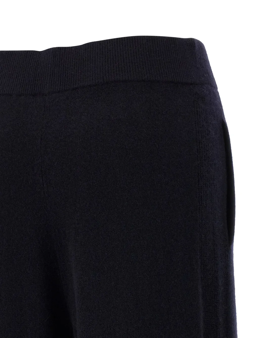 Max Mara Piega ribgebreide broek Blauw