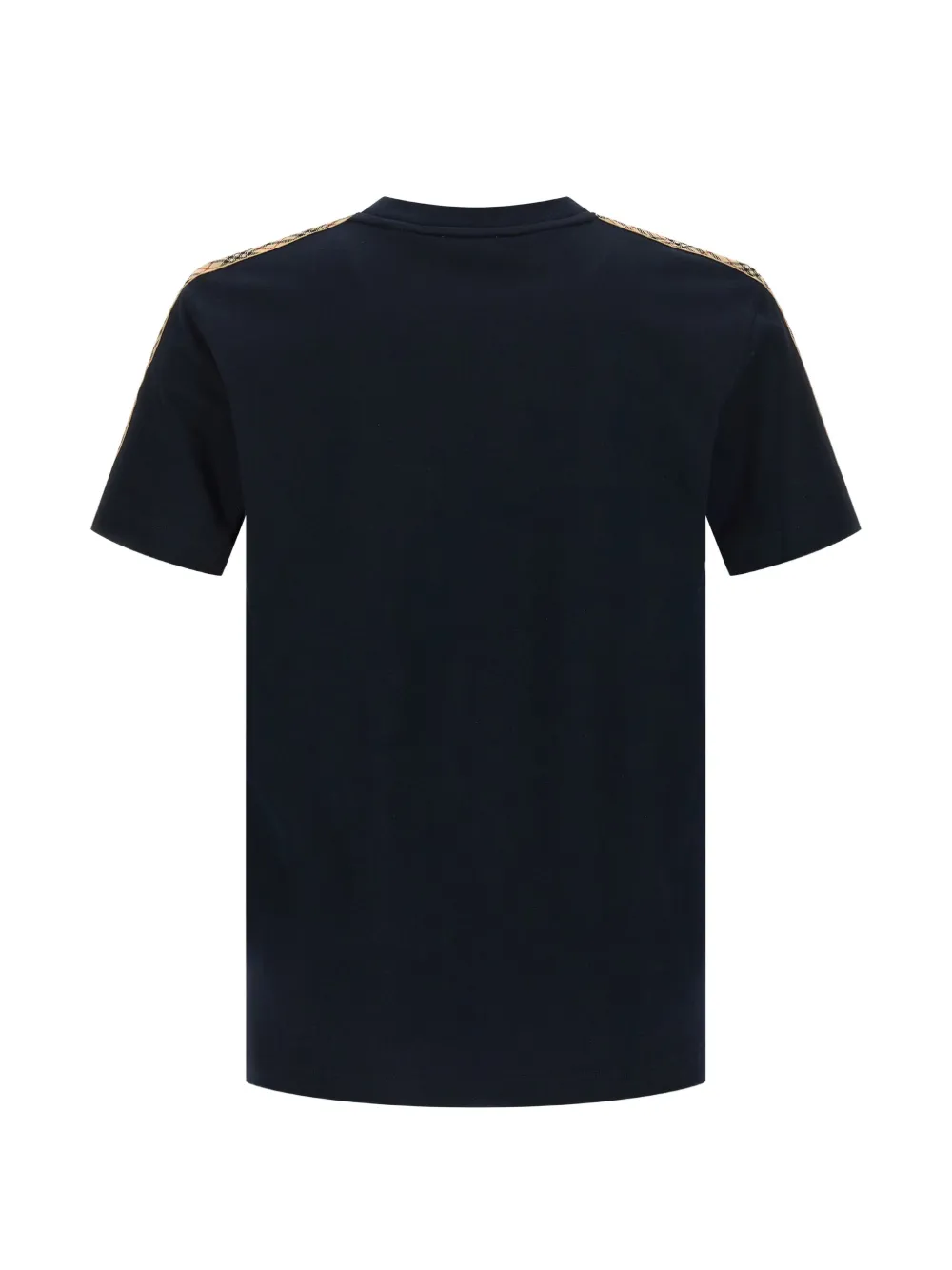 Burberry Seth check-tape T-shirt - Blauw