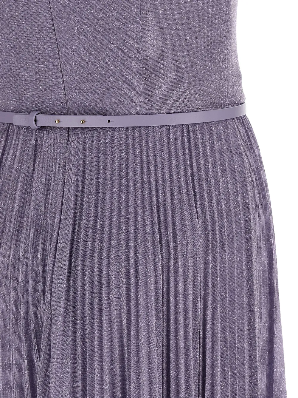 Elisabetta Franchi Geplooide maxi-jurk Paars