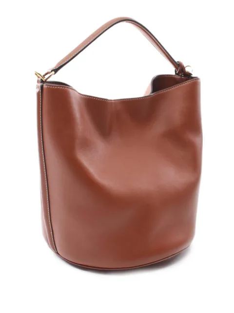 Celine Pre-Owned 2021 Smooth Calfskin Bucket 16 satchel