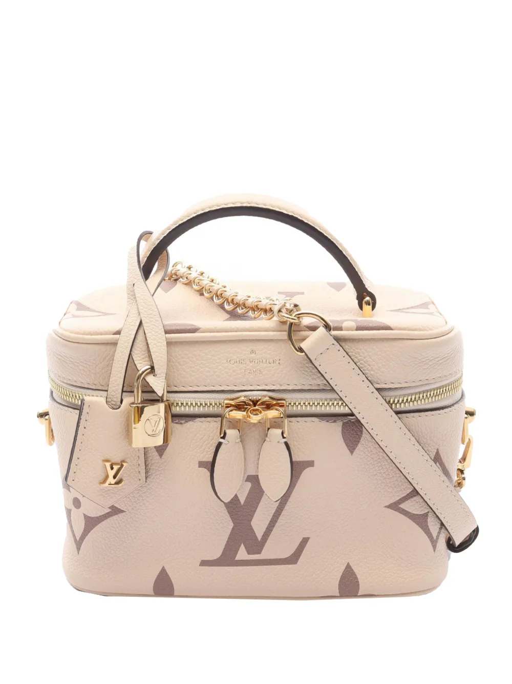 Louis Vuitton Pre-Owned Borsa a tracolla Vanity PM in pelle Empreinte con monogramma Giant 2021-2025 - Marrone