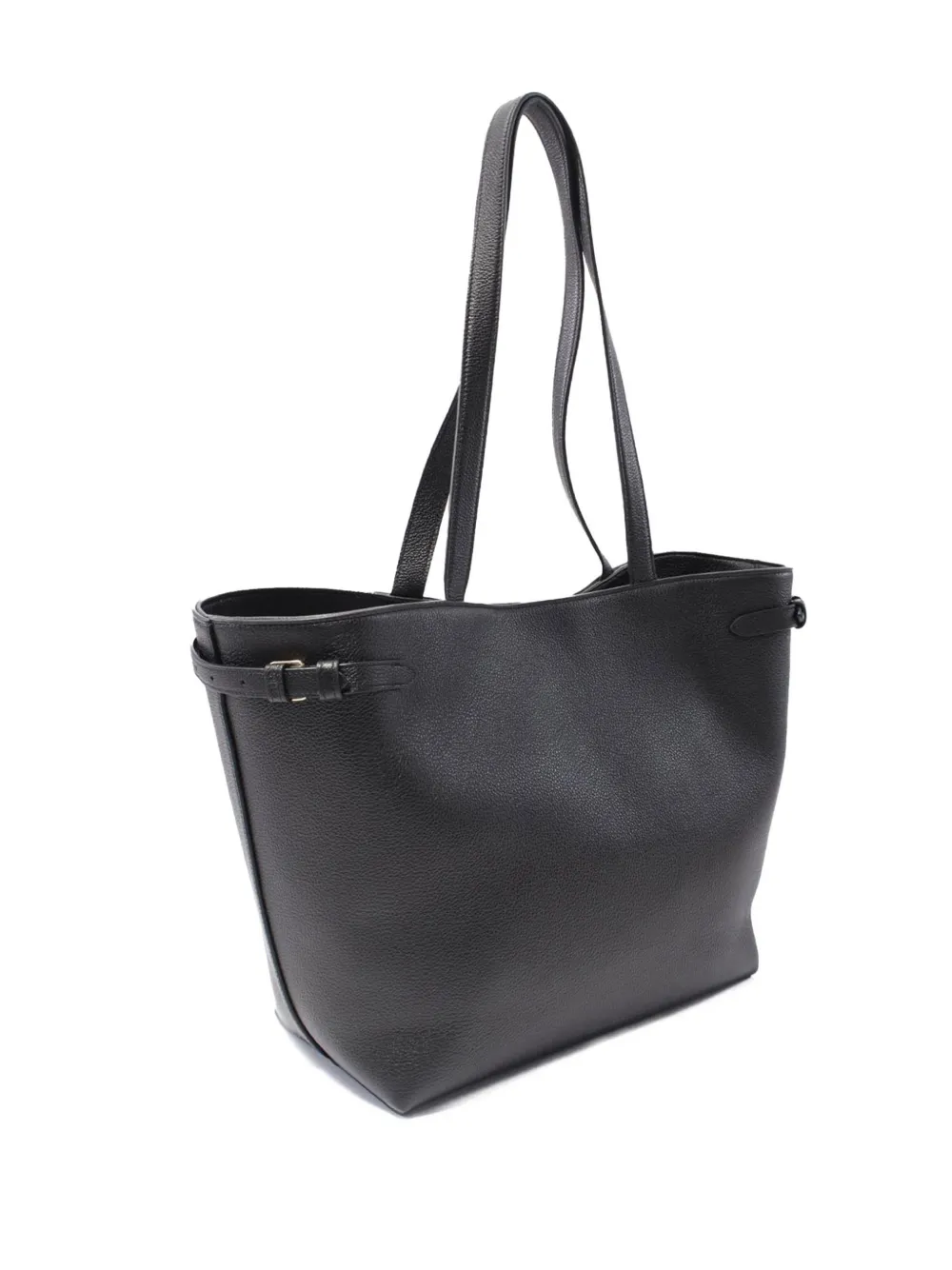  Celine Pre-owned Borsa Tote Triomphe Cabas Anais Media In Pelle Di Vitello Pieno Fiore 2021-2025 - Nero 