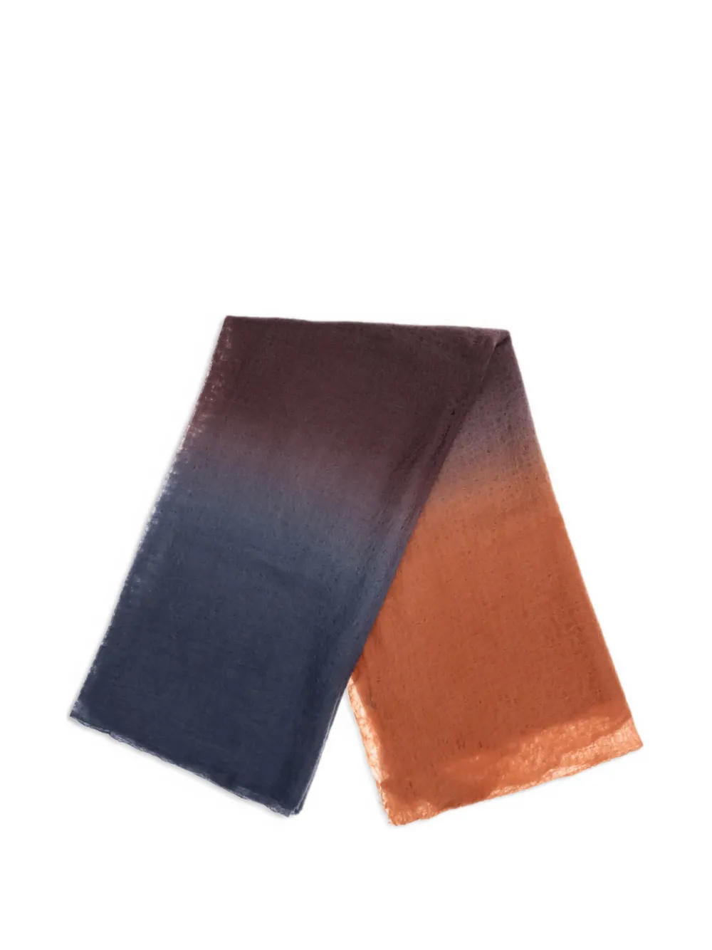 MIRROR IN THE SKY degradée shawl - Arancione