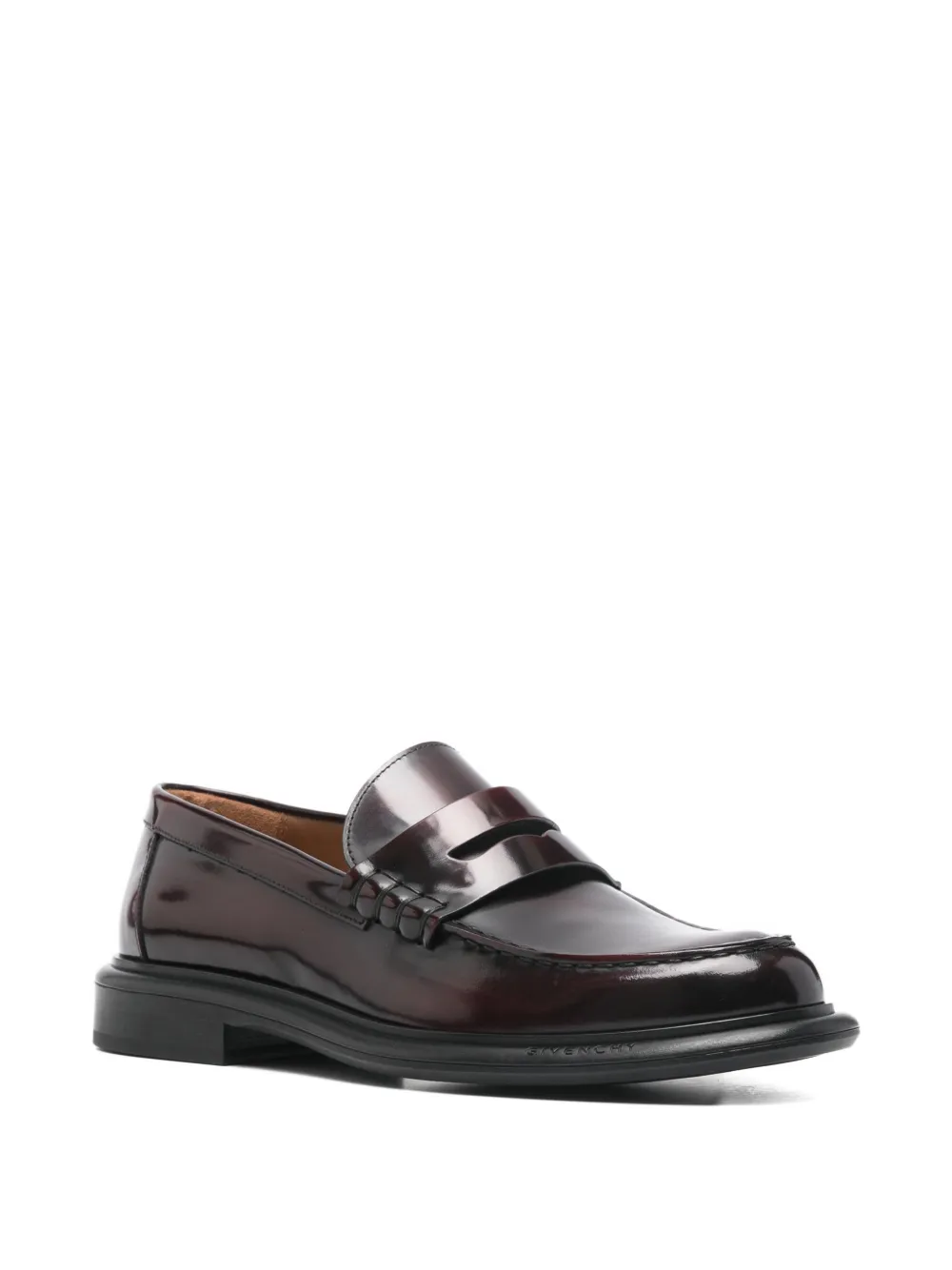 Givenchy leather penny loafers Rood