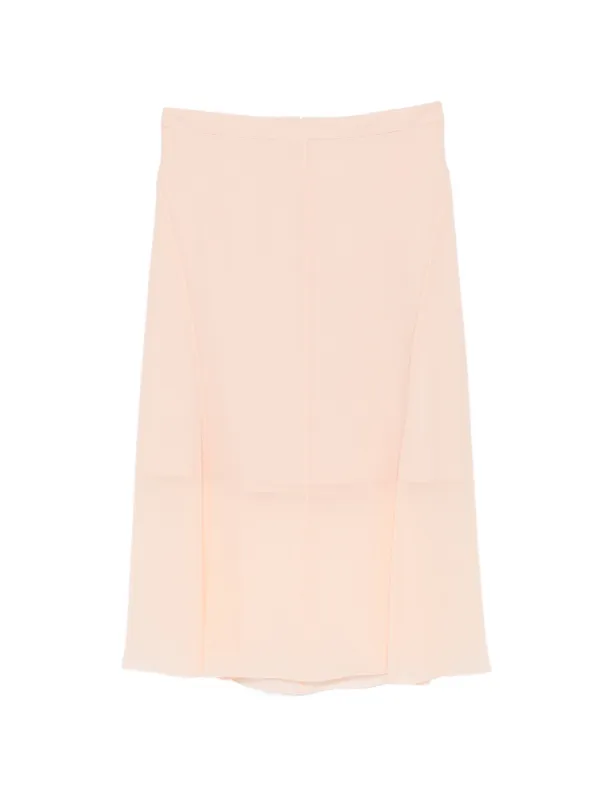 Mugler Layered Lingerie Skirt in Pink