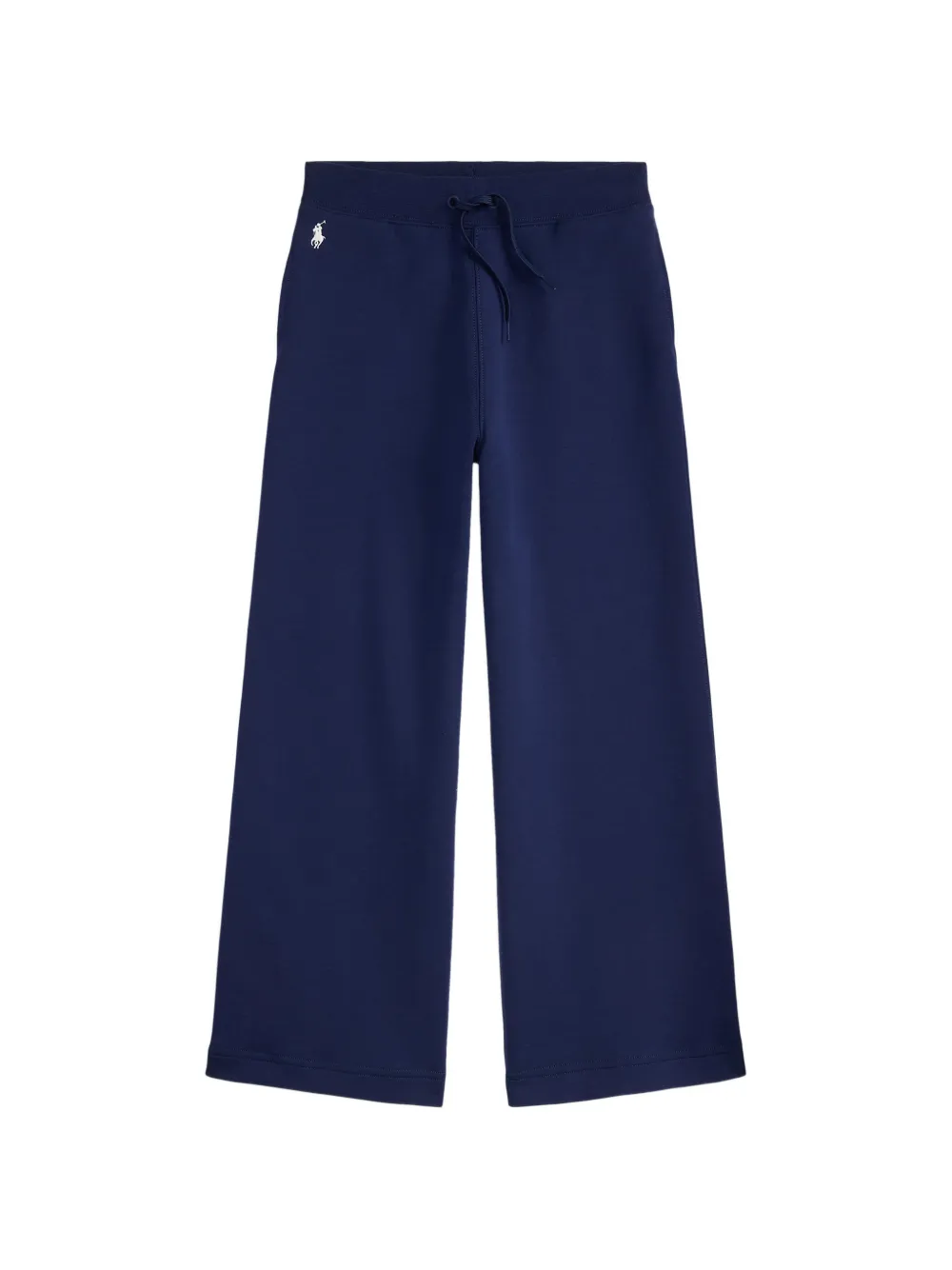 POLO RALPH LAUREN KIDS Pantaloni a gamba ampia con ricamo - Blu