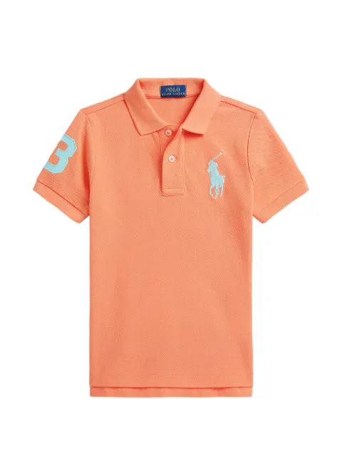 POLO RALPH LAUREN KIDS embroidered-patch polo shirt