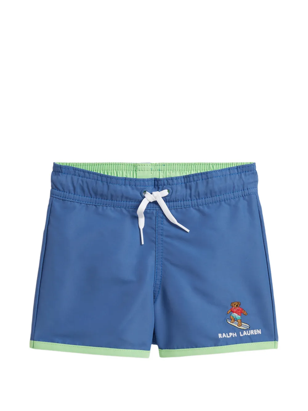 POLO RALPH LAUREN KIDS Costume da bagno con ricamo Polo Pony - Blu