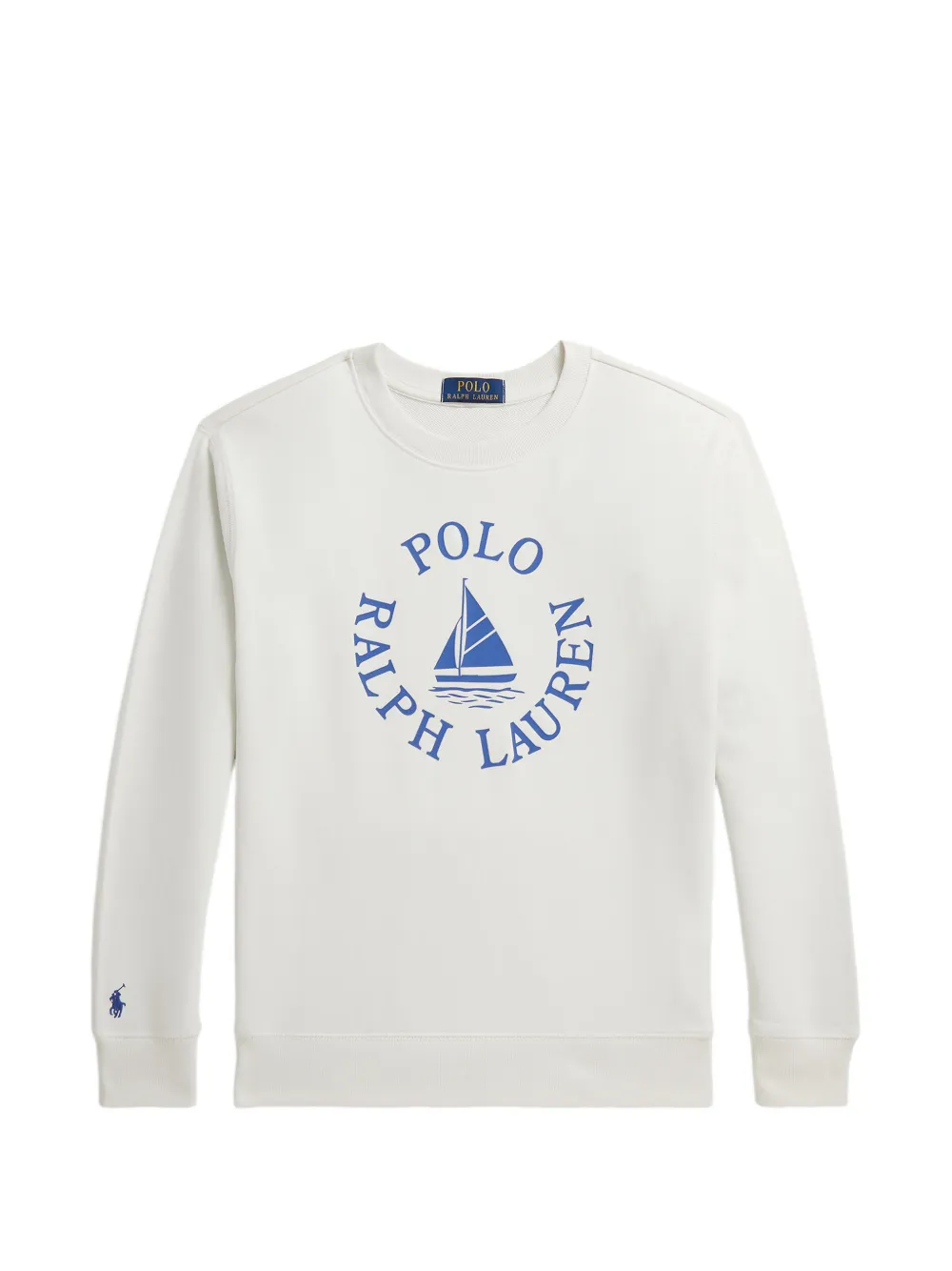 POLO RALPH LAUREN KIDS Felpa con logo - Bianco