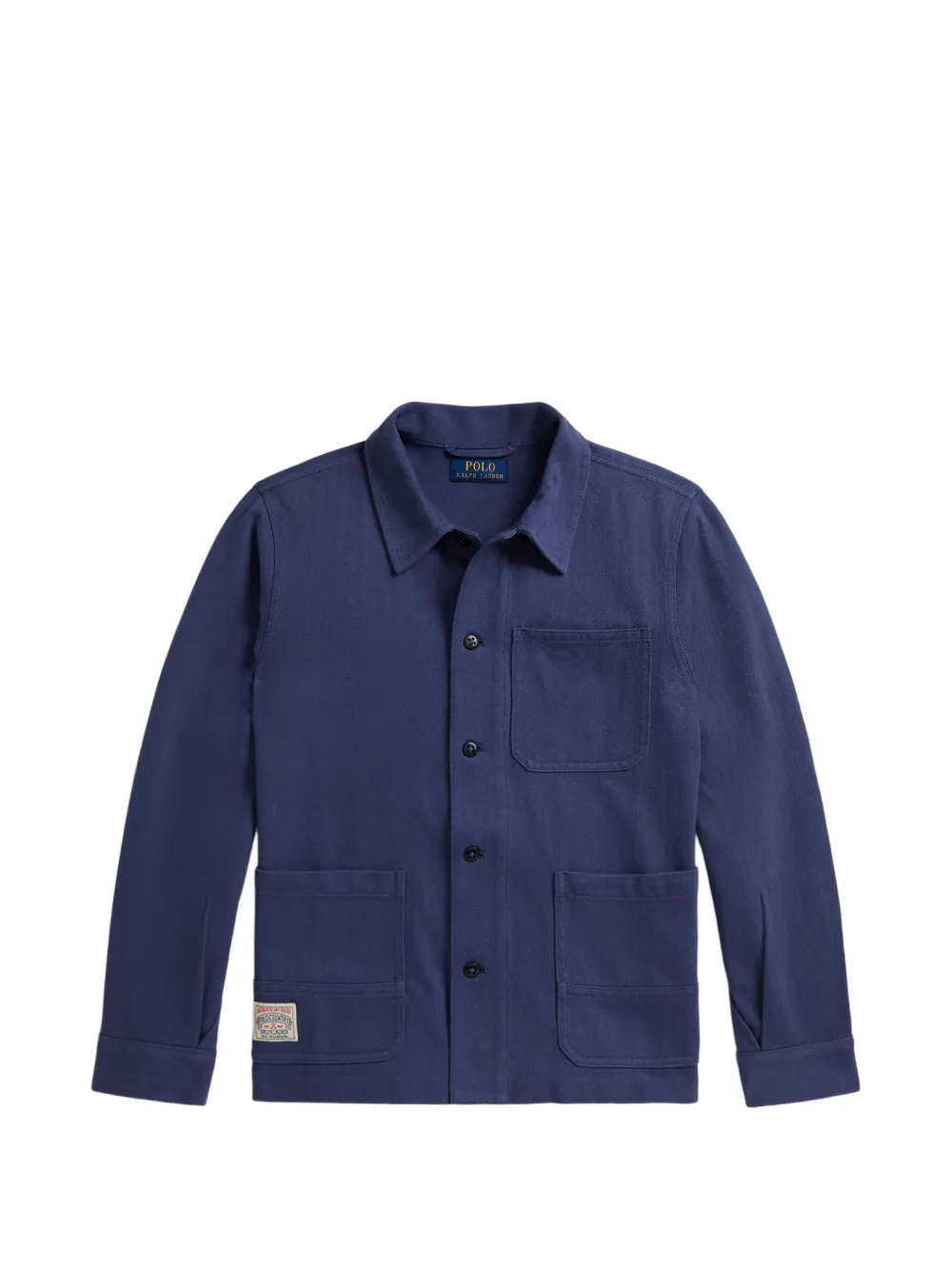 POLO RALPH LAUREN KIDS Hemd mit aufgesetzten Taschen - Blau