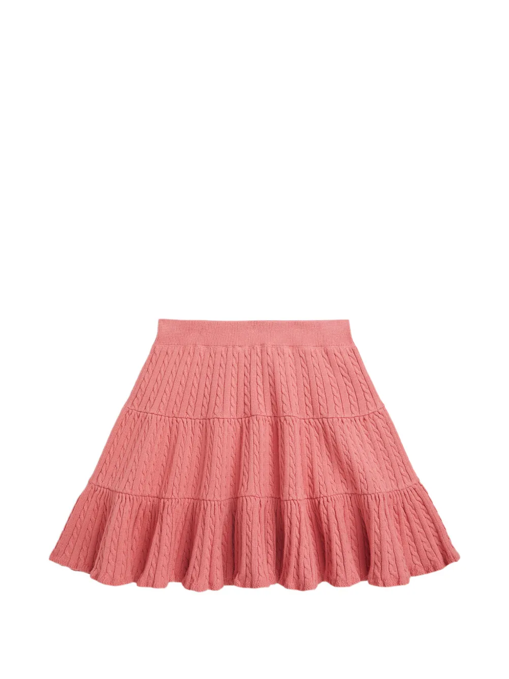 POLO RALPH LAUREN KIDS Kabelgebreide rok Roze