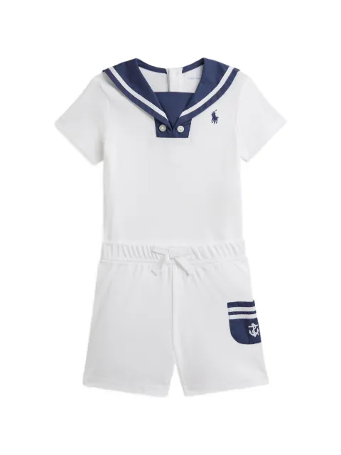 POLO RALPH LAUREN KIDS Set aus besticktem T-Shirt und Shorts (2er-Set)