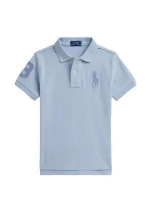POLO RALPH LAUREN KIDS Camisa Polo Big Polo Pony | Azul | FARFETCH BR