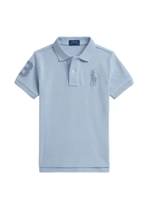 POLO RALPH LAUREN KIDS logo-embroidered polo shirt