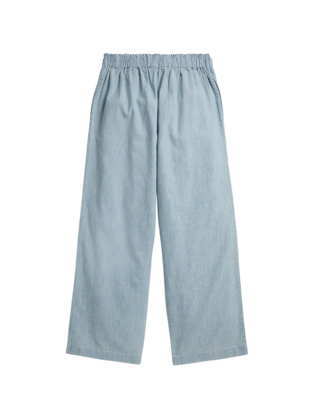 POLO RALPH LAUREN KIDS Broek met trekkoord en wijde pijpen Blauw