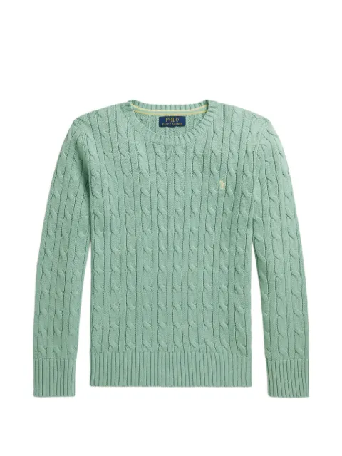 POLO RALPH LAUREN KIDS logo-embroidered sweater